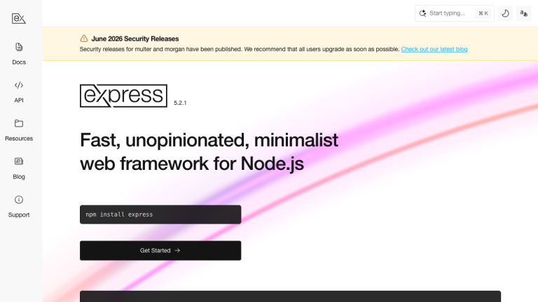 Express.js와 Node.js Web Framework 검토: Routing, Middleware, API 구조